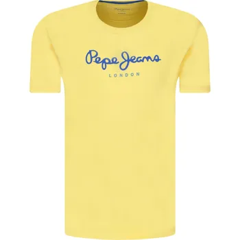 Pánské tričko Pepe Jeans London Tričko eggo | Barva:žlutý | Velikost:XL
