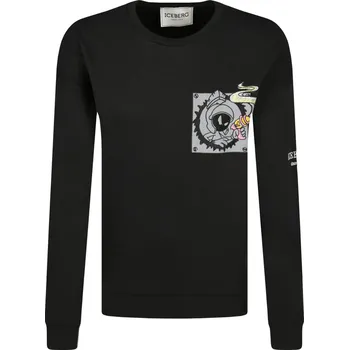 Pánský svetr Iceberg Mikina iceberg x looney tunes | Barva:černý | Velikost:XL