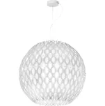 SLAMP CHRSM00WHT01TGB000EU Charlotte Globe, bílé designové závěsné svítidlo, 4xE27, průměr 60cm
