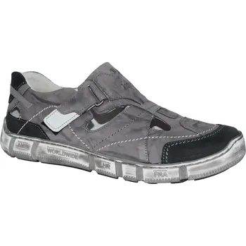 Pánské polobotky Kacper pánská obuv 1-6872 Barva: šedá, Velikost: 45