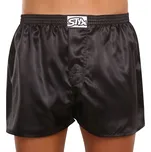 Pánské trenky Styx klasická guma saténové černé (C960) XXL Možnost vrácení zboží ZDARMA do 120 dnů!