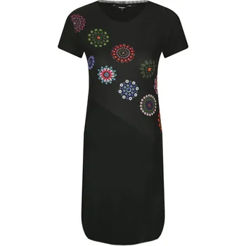 Dámská móda Desigual Šaty DAMMI | Barva:černý | Velikost:S