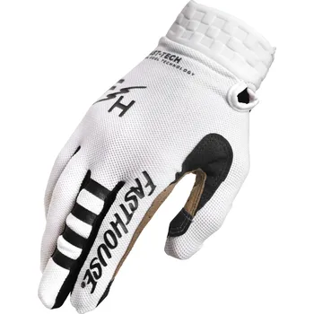 Cyklistické rukavice Fasthouse Vapor Glove White Velikost: L