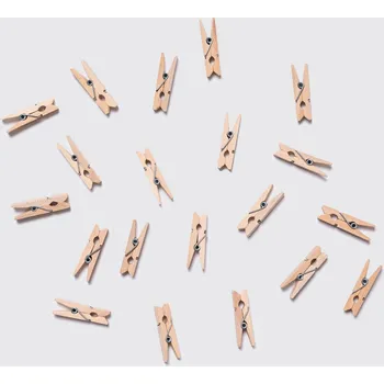 Větší kolíčky 3,5 cm | Přírodní dřevěné, 15 ks