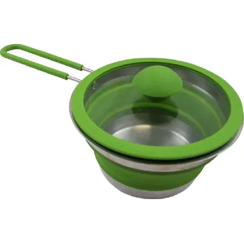 Hrnec Hrnec Vango Cuisine 1L Non-Stick Pot Barva: stříbrná/zelená