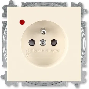 Elektrická zásuvka Zásuvka Future linear slonová kost s přepěťovou ochranou, clonky ABB 5599B-A0235782