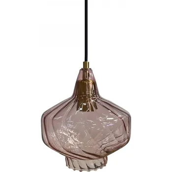 Závěsná lampa La Belle VIII růžová