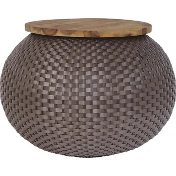 Křeslo HANDED BY Stolek / sedák s úložným prostorem Halo, taupe