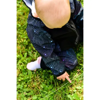 Chlapecká bunda Yháček Softshellová bunda Yháček, zimní, Pastelové mandaly Velikost: 104