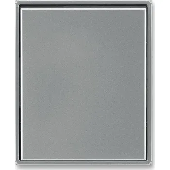 Elektroinstalační materiál Kryt vypínače Time ocelová ABB 3558E-A00651 36