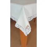 Polášek Holešov Ubrus Verona světlá krajka 100% bavlna Smetanová 40x90