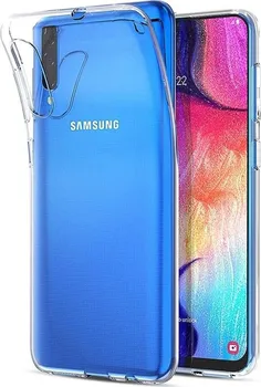 Pouzdro na mobilní telefon Forcell Back Case Ultra Slim 0,5 mm pro Samsung Galaxy A50 transparentní