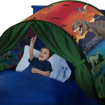 Příslušenství pro dětskou postel a kolébku Dětský stan nad postel 185 x 75 cm dinosaurus