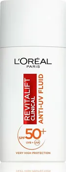 L'Oréal Revitalift Clinical Anti-UV Fluid SPF50 denní krém 50 ml
