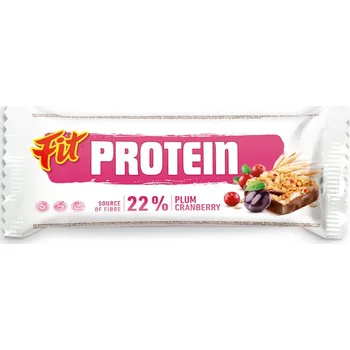Čokoláda Fit protein tyčinka brusinka a švestka v kakaové polevě 35 g