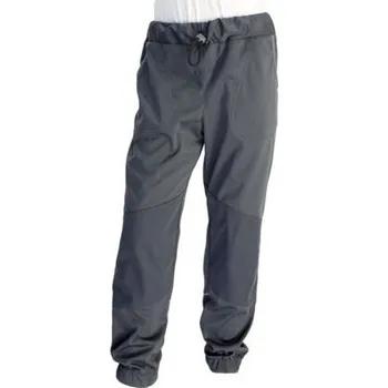 Cyklistické kalhoty Dětské softshellové kalhoty Fantom s dvojitými koleny šedé - letní softshell velikost 146