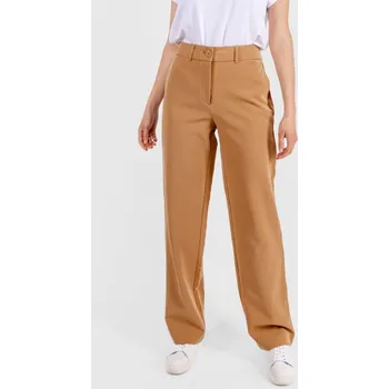 Dámské kalhoty Only dámské široké kalhoty Lana světle hnědé Velikost: 42