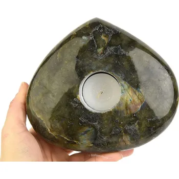 Svícen Labradorit svícen z Madagaskaru 2375g