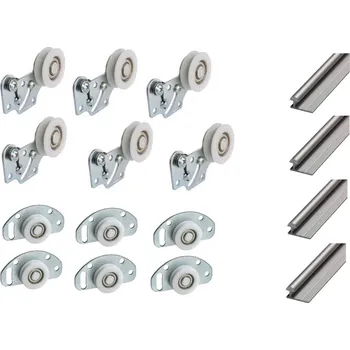 LAGUNA Sada pro troje posuvné dveře FAST S 50 kg Fast S bez kolejnice