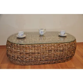 Zahradní stůl Axin Trading s.r.o. Stolek Baverly banánový list