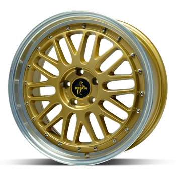 Alu kolo Alu disk Keskin KT22 GOLD 8x18 5x114 ET40 zlatý leštěný