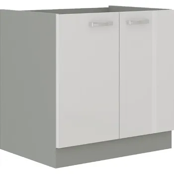 Kuchyňská skříňka Strakoš BIA B-1 šedá/bílá