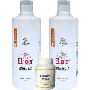 Kloubní výživa PROVISTA Cartila Gelenk Elixier 1000ml balíček 2 ks + dárek MSM