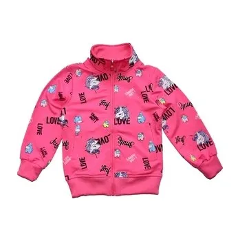 Dívčí mikina KUGO potisk Jednorožec a LOVE 7202A 345/36 ( )