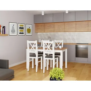 Jídelní set Jídelní set 4+1 Radovan Vyberte Tkaninu:: Tkanina 28, Vyberte Moření:: Komplet olše