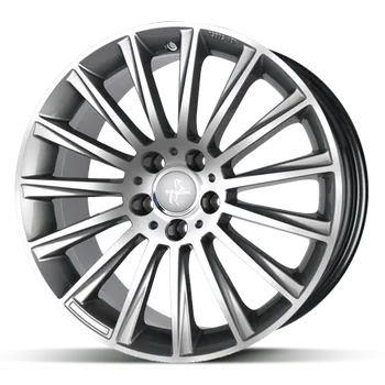 Alu kolo Alu disk Keskin KT18 PFP 10x22 5x130 ET40 titanový leštěný