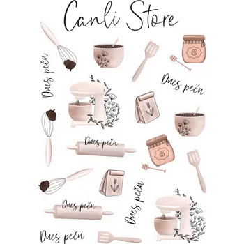 samolepka Samolepky Canli - Čas na pečení (A6)