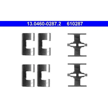 Brzdový systém Sada příslušenství, obložení kotoučové brzdy ATE 13.0460-0287.2