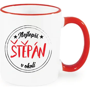 Hrnek - Nejlepší Štěpán v okolí Barva: Červená
