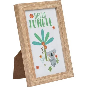 Plakát Homea Dětský obrázek s rámečkem koala Hello Jungle 10 x 15 cm