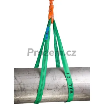 Upínací popruh S5 Nekonečný zvedací popruh 2t 2m/4m, nekonečný závěsný pás WLL 2000 kg / EWL 2 m