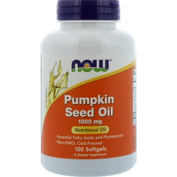 Přírodní produkt Now Foods Pumpkin Seed Oil 1000 mg 100 cps.