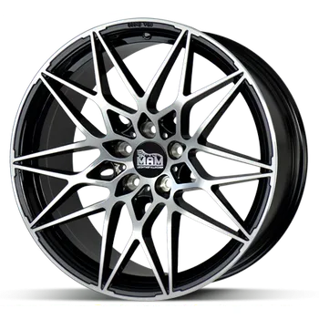 Disk Alu disk MAM B2 Black 8,5x20 5x112 ET45 černý leštěný
