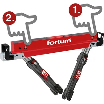 Koza na řezání dřeva koza stavební skládací 1kus, nosnost 590kg, výška 61,5-82cm