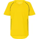 James&Nicholson Dětské funkční triko JN386K Yellow-Black XS (98/104)