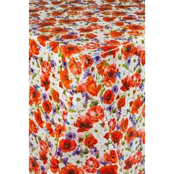 ubrus Ubrus PVC 5744710 vlčí máky 20 m x 140 cm