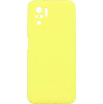 Pouzdro na mobilní telefon Kryt Xiaomi Redmi Note 10 žlutý (obal neboli pouzdro na Xiaomi Redmi Note 10)