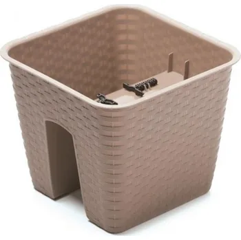 Květináč Prosperplast květináč balkónový Ratolla 28 cm Mocca