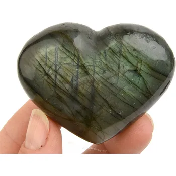 Přírodní kámen Srdce labradorit z Madagaskaru 92g