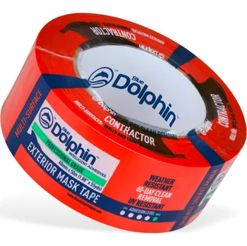 Lepicí páska Blue Dolphin Venkovní ochranná páska UV 60 dní - ČERVENÁ 48 mm x 50 m