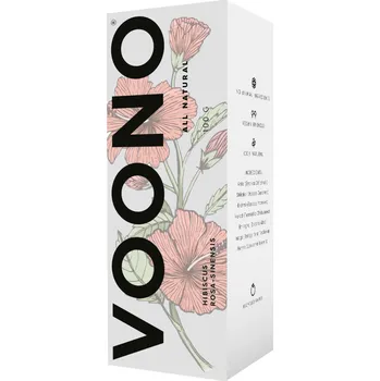 Barva na vlasy VOONO Ibišek - prášek pro zářivější červený odstín barvy, 100g