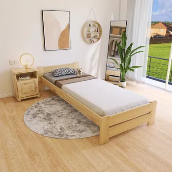 Postel Maxi Postel z masivu Evropa 80 x 200 cm - barva Borovice + matrace SUPERFLEX ROŠT ZDARMA