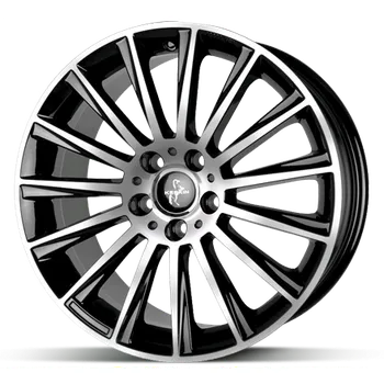 Alu kolo Alu disk Keskin KT18 BFP 7x17 5x120 ET35 černý leštěný
