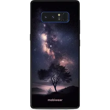 Pouzdro na mobilní telefon Lesklý kryt Mobiwear Glossy - Samsung Galaxy Note 8 - G005G Strom s galaxií (Prémiové lesklé pouzdro, obal, kryt Mobiwear Glossy na mobil Samsung Galaxy Note 8 - G005G Strom s galaxií, materiál Plast + TPU silikon - krytí po všech stranách, neošoupatelný)