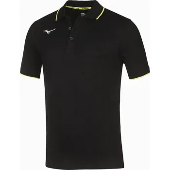 Pánské tričko Pánské tričko Mizuno Polo/Black/Yellow Fluo Velikost: L