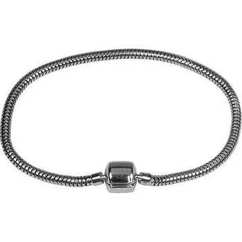 Náramek Stříbrný náramek Gaia s klipem délka náramku 19cm